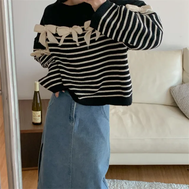Korean Version Of Large Size Loose Fashion Women's Sweater Black - Shop at LoveMi