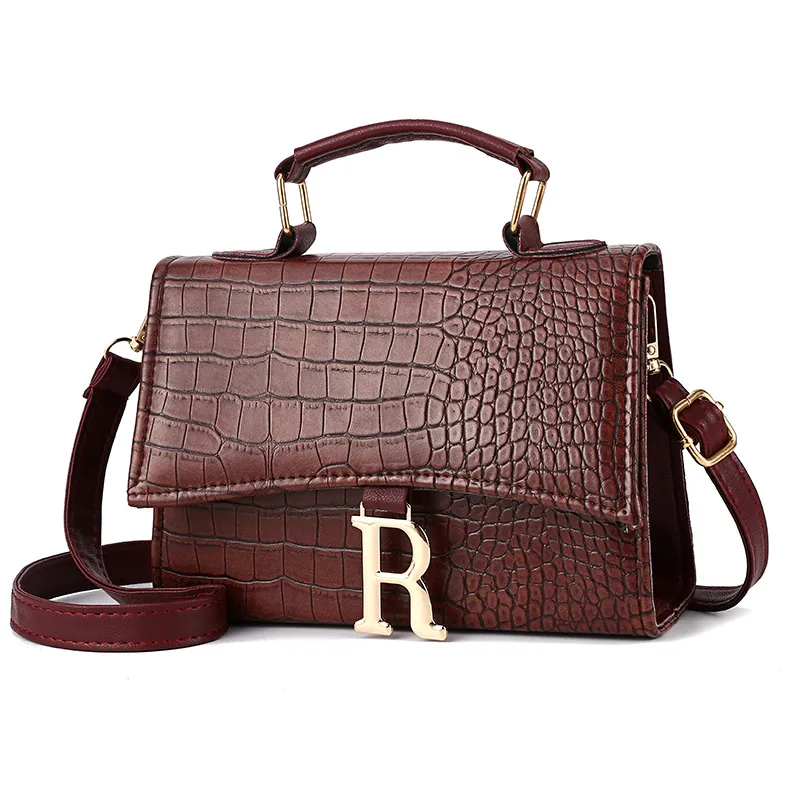 Fashion Diagonal Single Shoulder Women's Handbag - Red