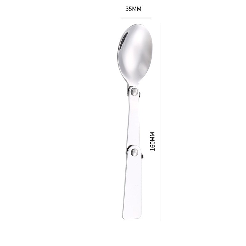 Title 3, Outdoor Picnic Travel Portable Three Fold Spoon...