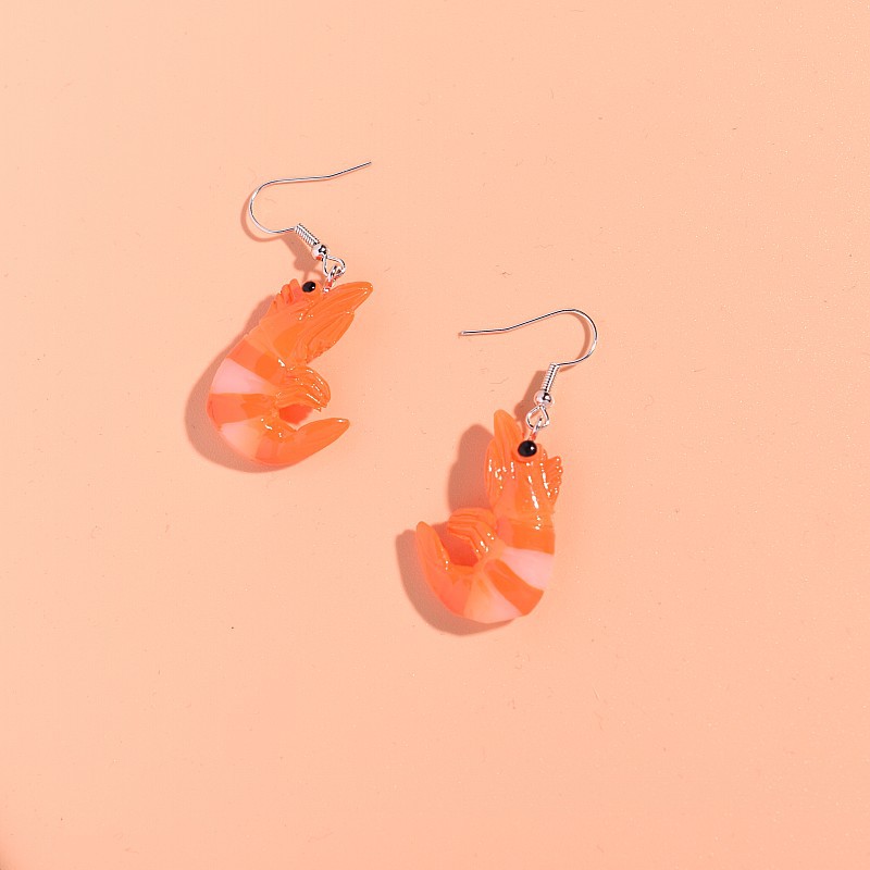 Title 3, Resin Crayfish Earrings Funny Quirky Halloween ...