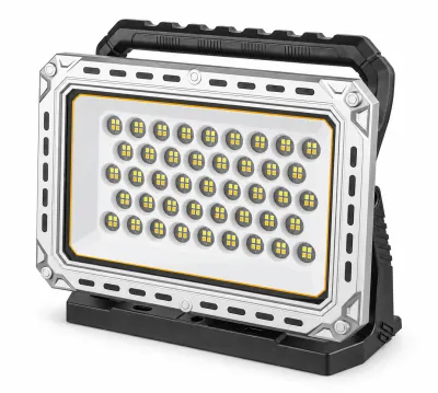 Rechargeable Battery Display Type C LED Work Light For W8141 5 2500LM SMD 2835 Flood