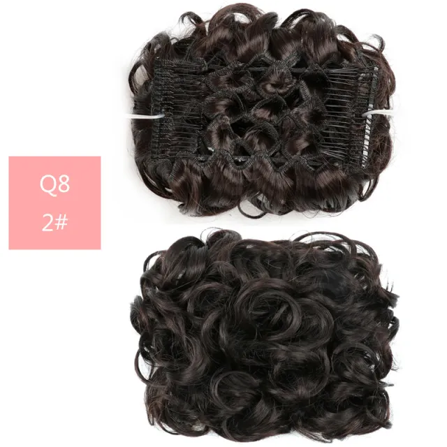 Fluffy Wig High Temperature Wire Pan Head Jewelry Insert Comb - Shop at LoveMi