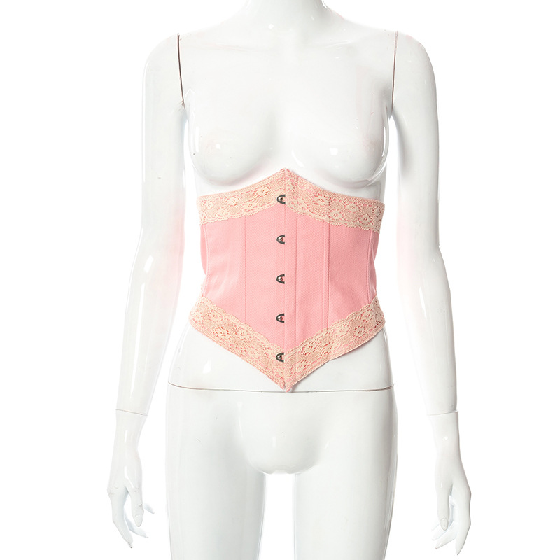 European And American Women's New Solid Color Crop Top