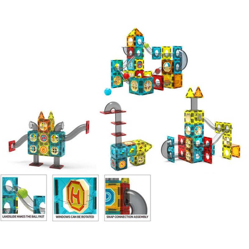 Title 5, Magnetic Piece Building Block Set Variety Lifti...