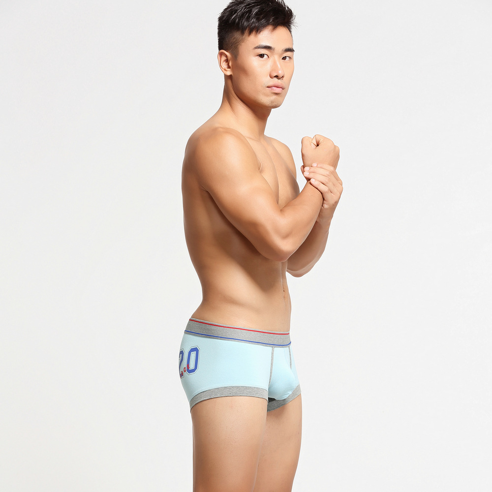 Title 18, Boxer en coton pour homme grande taille. Sous-v...