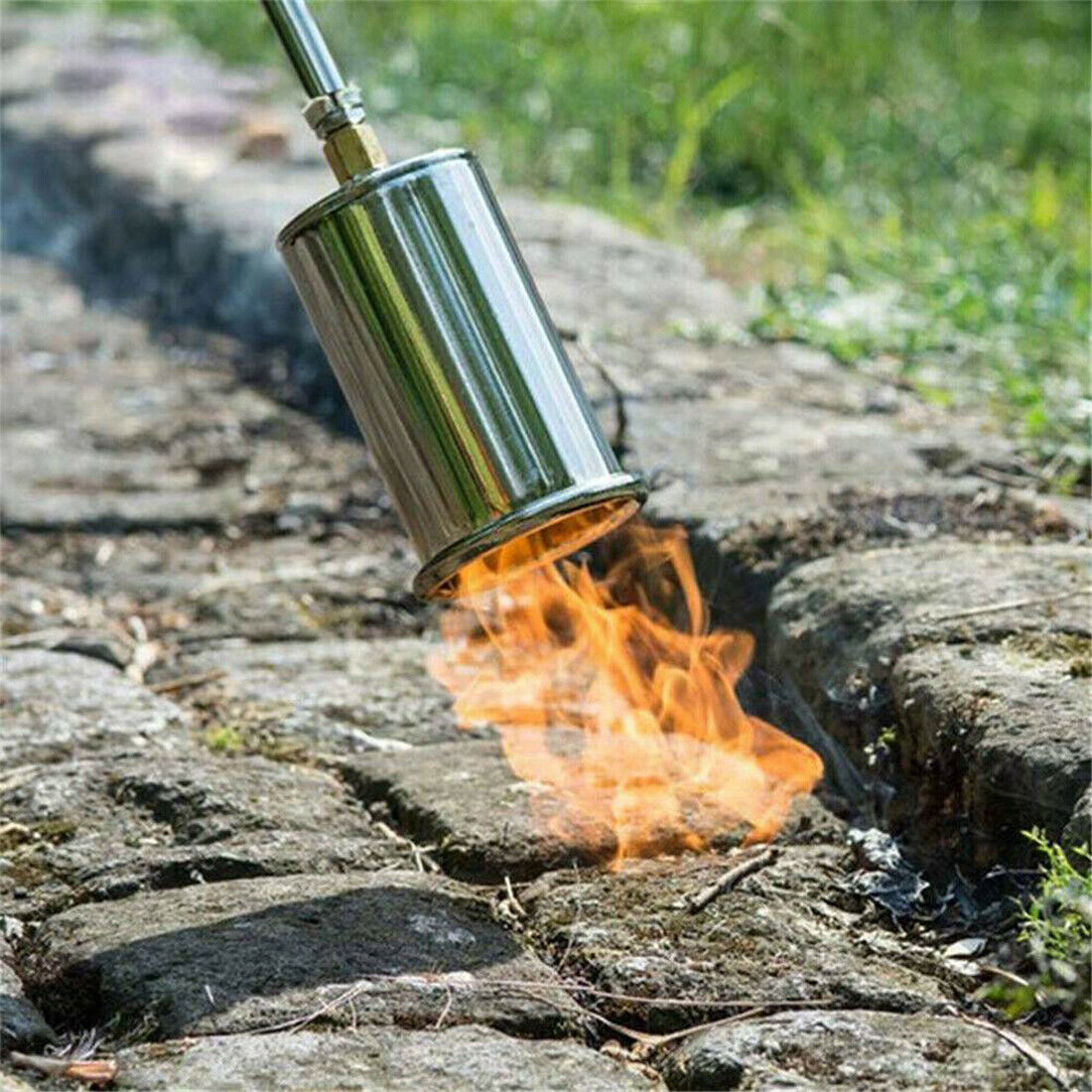Long Arm Torch Burner Propane Butane Gas Blow Roofers Brazing Set 3 Burner Hose
