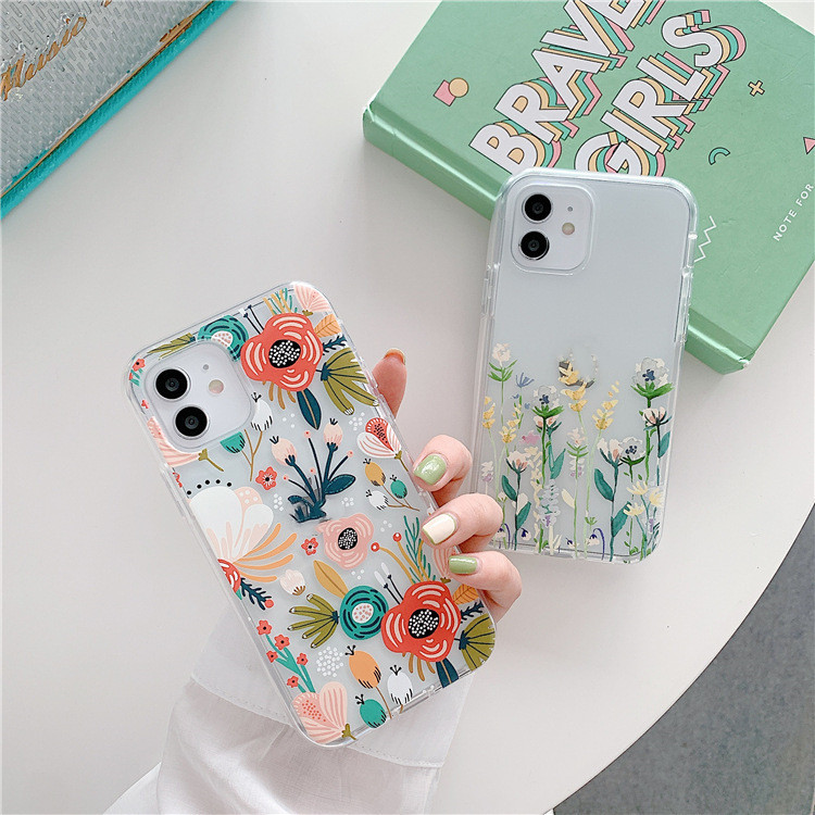 Flower Transparent All-inclusive Mobile Phone Case - Image 4