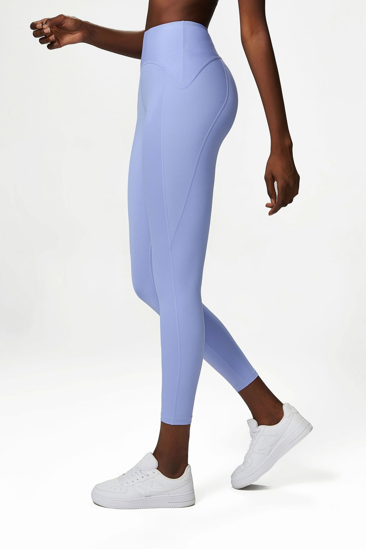 Anti-roll Peach Hip Fitness Sports Tights