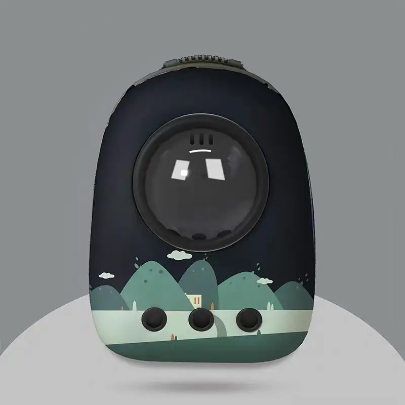 Go Out Portable Cat Backpack Space Capsule Pet School Bag Supplies