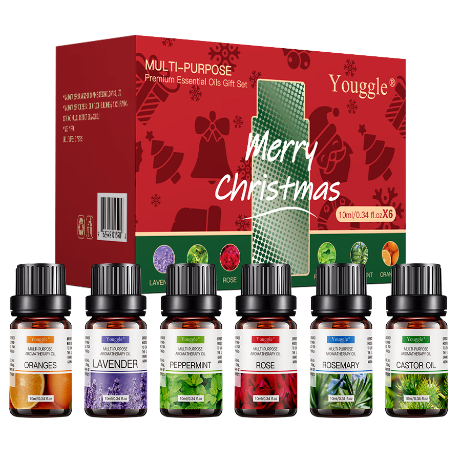 Custom Humidifier Essential Oil High Quality Natural Plant Scented Oil Lavender 6pcs Perfume Oil Kit Set