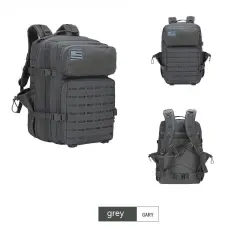 Outdoor Camouflage Tactical Backpack Military Fans' Supplies - Grey - View 1