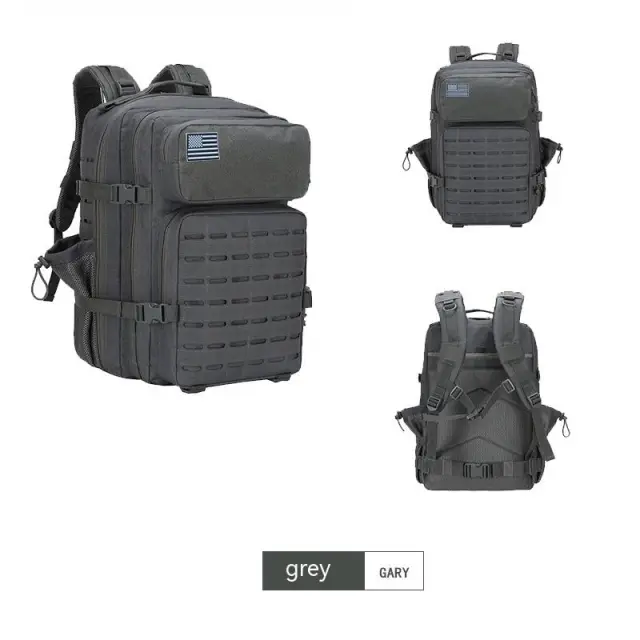 Outdoor Camouflage Tactical Backpack Military Fans' Supplies Gray - Shop at LoveMi