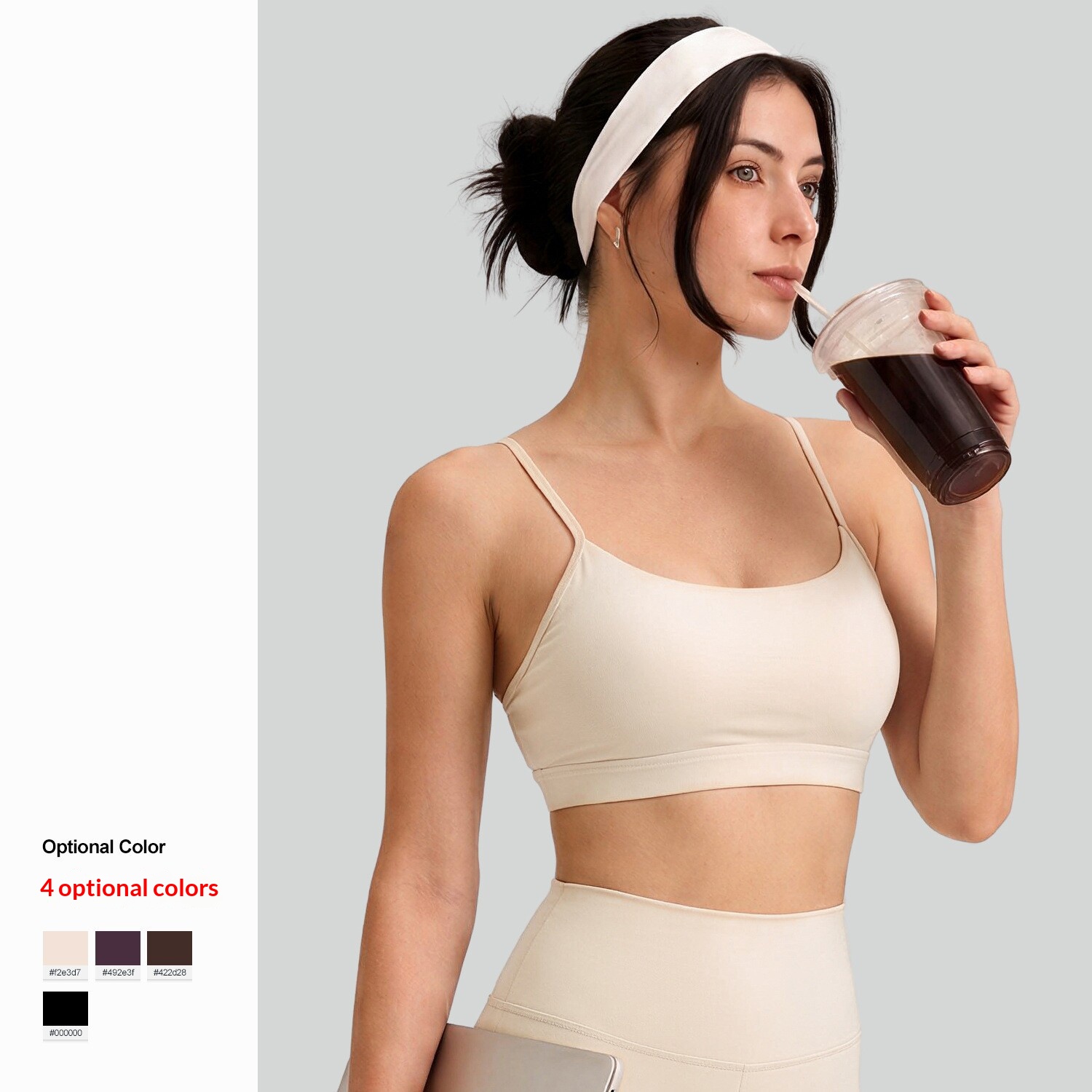 Women's Yoga Sports Fitness Bra With Thin Straps, High Impact Shockproof, Anti-Sagging & Back Beautifying Followed Stores 10