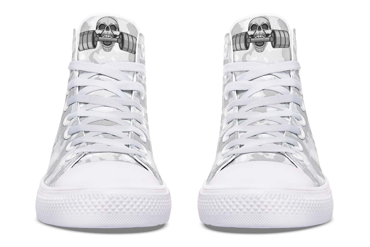 Printed Couple High-top Canvas Shoes