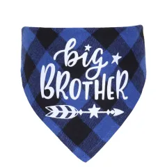 Cotton Plaid Single-layer Cat And Dog Ornaments - Black - View 1