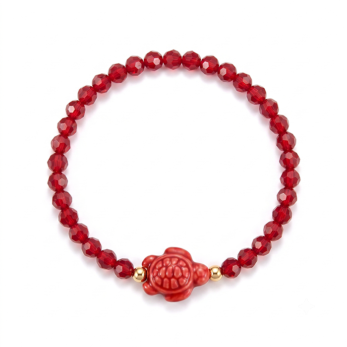 Tortoise Beaded Stretch Bracelet Set, picture 7 of 8