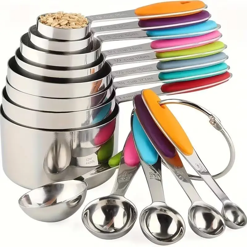 Measuring Spoons And Cups 13-Piece Premium Set