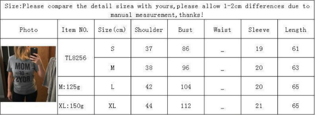 Title 1, Loose Round Neck Ladies Letter Print Short Sleeves