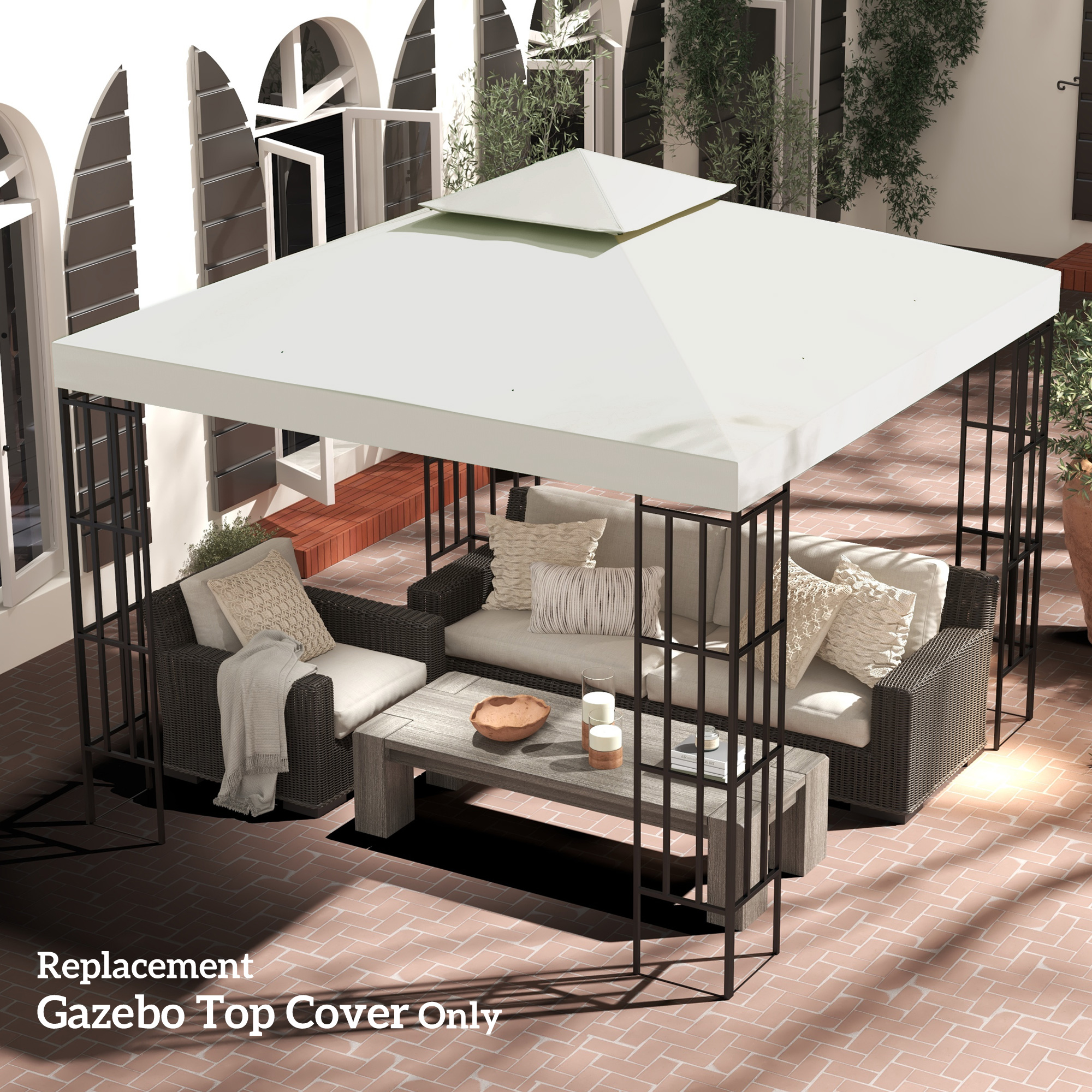 Replacement Parts For Roof-3x3 Meters - Off White — image 7