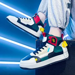 Sports High-top Sneakers For Teenagers - Green - View 1