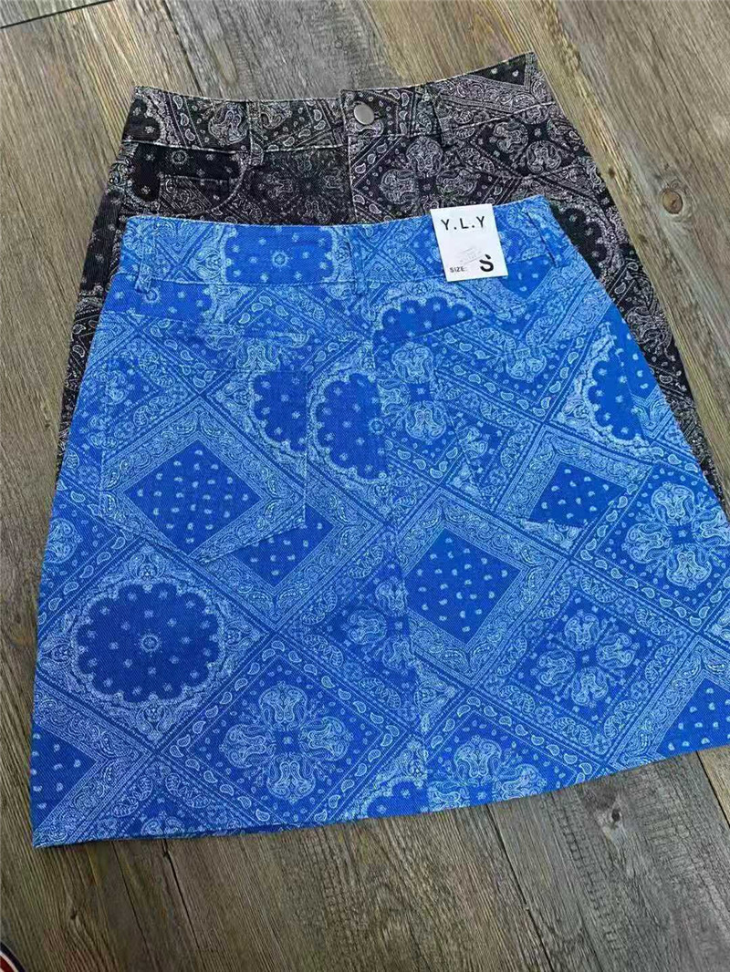 Denim Skirt Women Summer Korean Style High Waist All-match