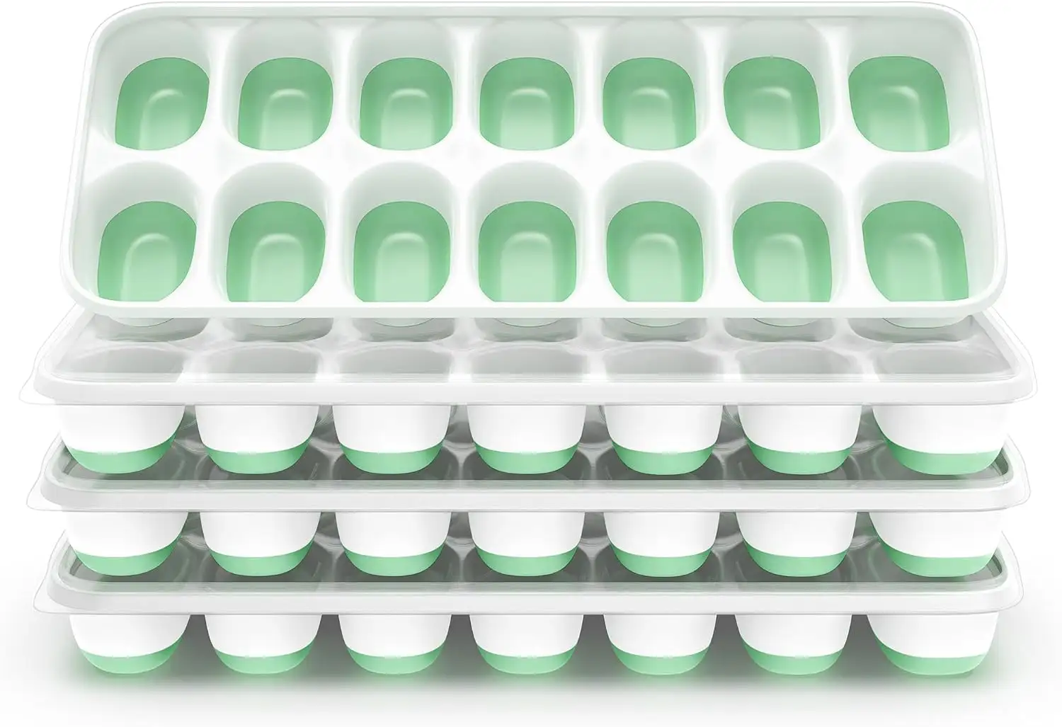 4 Pack Silicone Ice Cube Trays