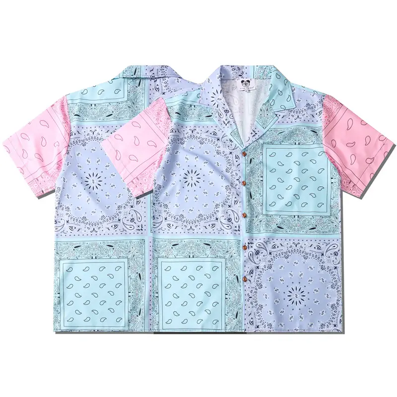 Cashew Full Of Wind Printed Beach Cardigan Short Sleeve Men