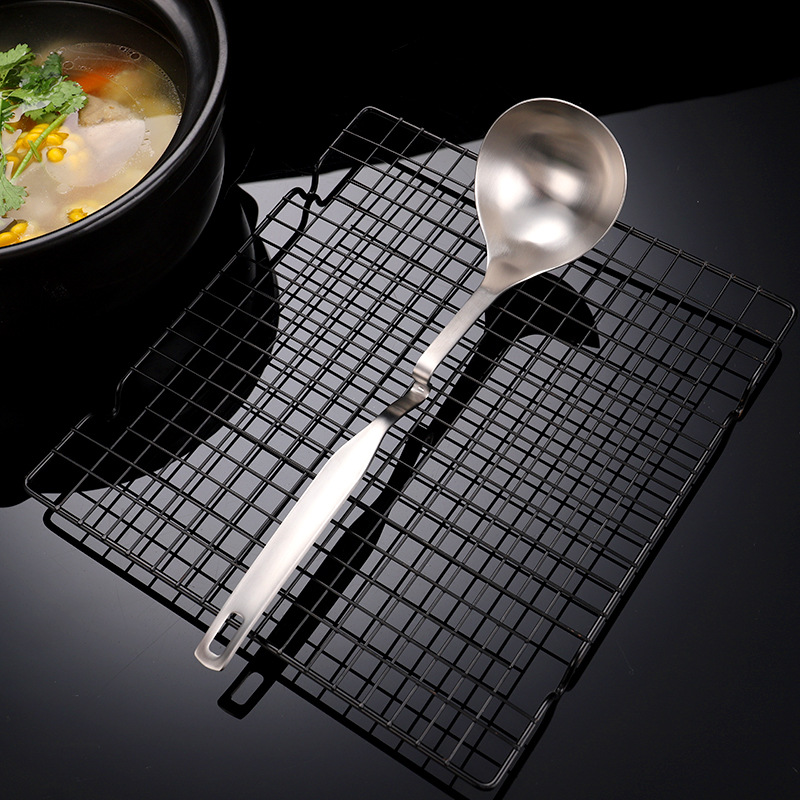 Title 2, Stainless Steel Colander For Porridge Wall Hang...