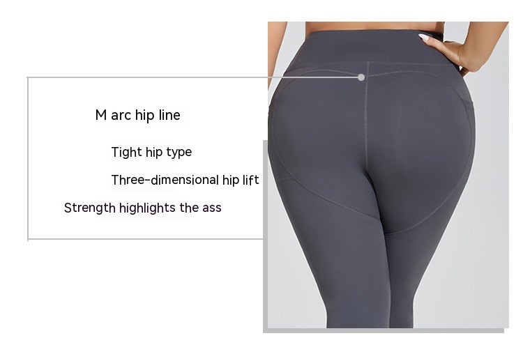 Women's Plus Size Sports Pocket Fitness Trousers