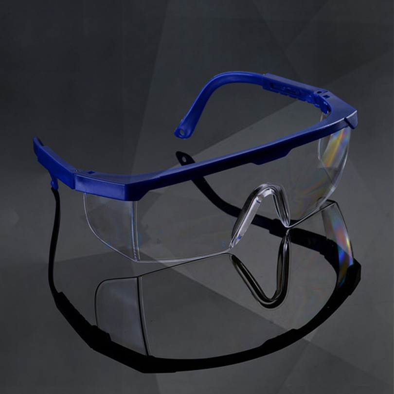 Blue frame white lens