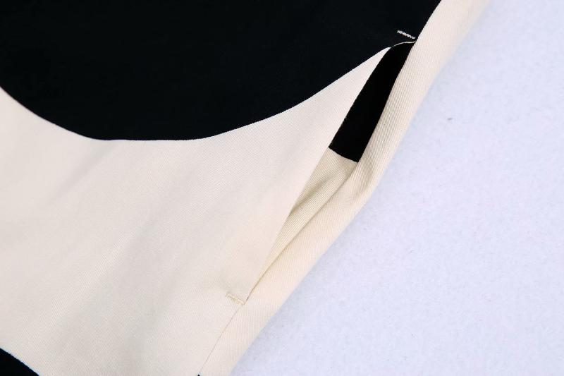 Women's A-type Contrast Polka Dot Printed Skirt