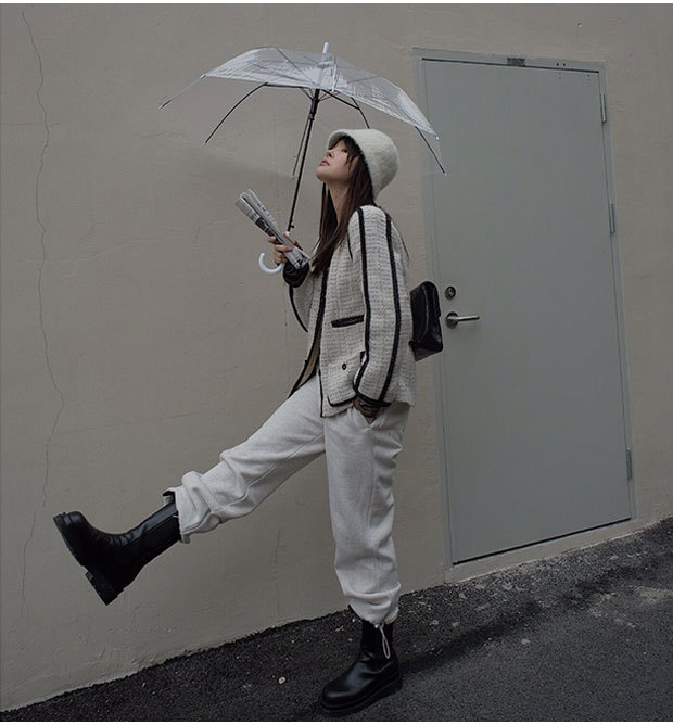 New Thick-soled Leather Martin Boots Women Spring And Autumn