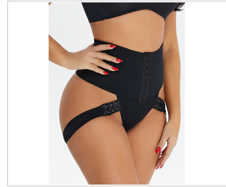 Breasted High Elastic Rubber Middle Waist Belly Lift