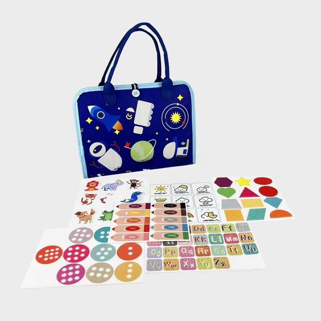 Toddler Busy Board Intelligence Learning Toys Sensory Montessori Book Kids Game