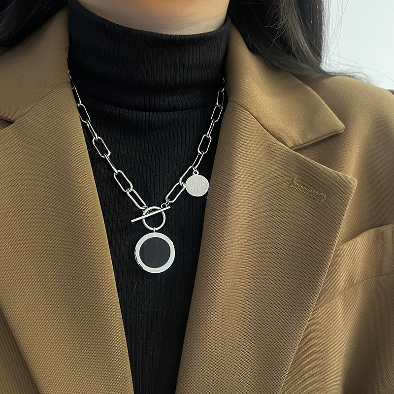 Net Red Sweater Chain European And American Style Fashion Titanium Steel Plating