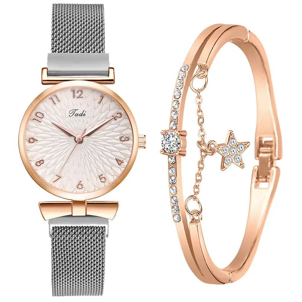 Mesh Strap Watch Magnet Watch
