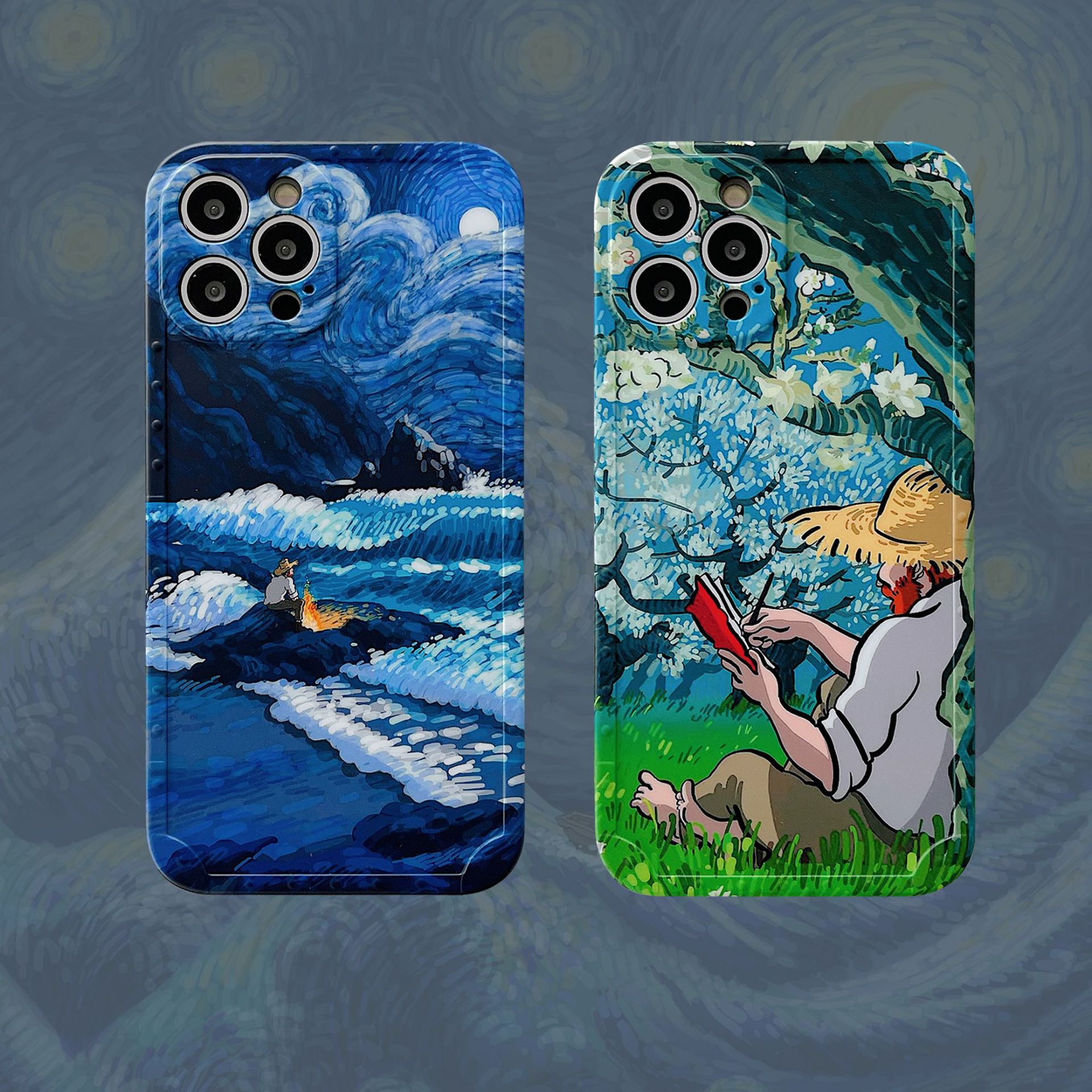Van Gogh Oil Painting Soft Phone Case - Image 4