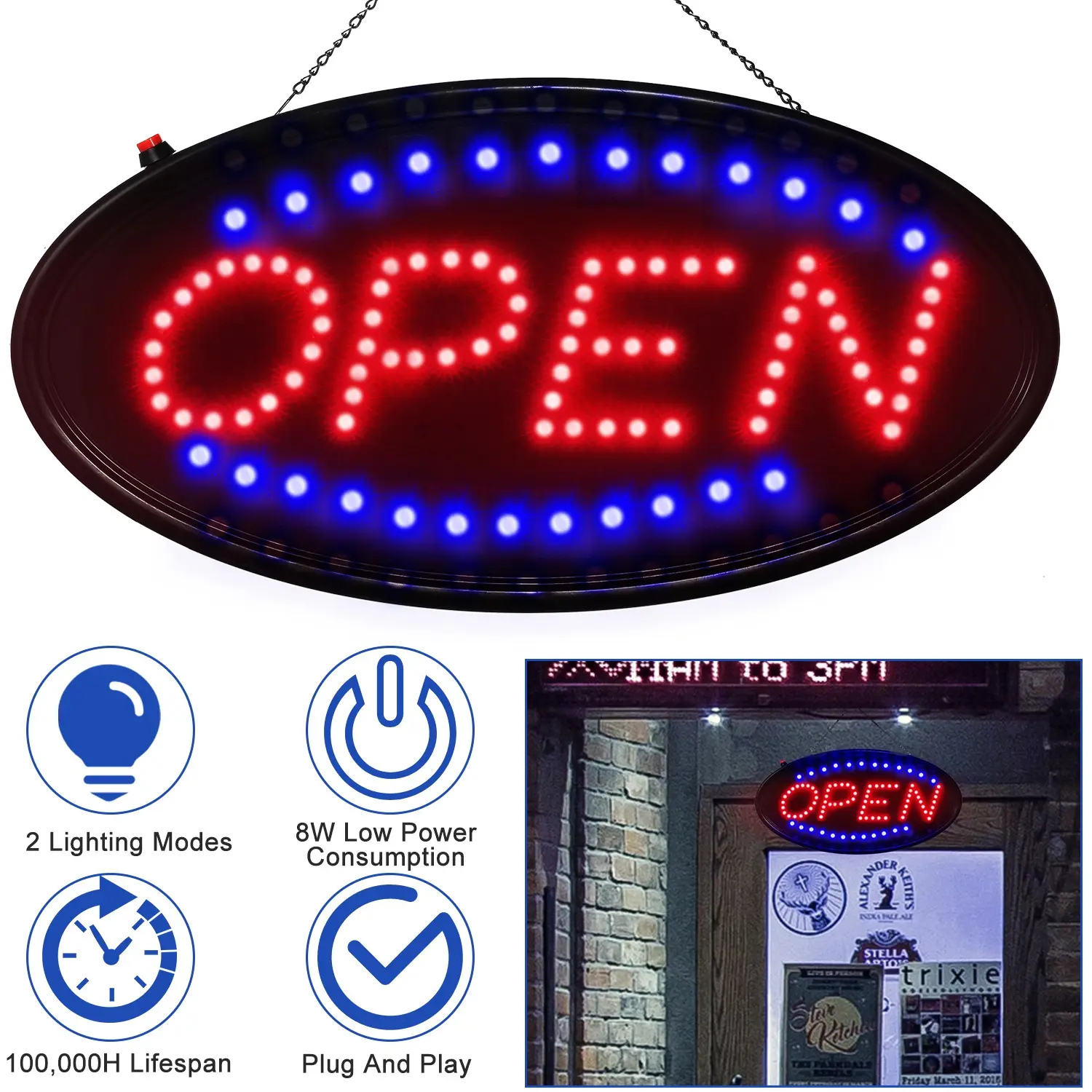 LED Commercial Neon Signage - 18 X