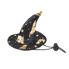 Halloween Print Wizard Cloak Suit Pet Dog Cat Hat Suit - Hat - View 1