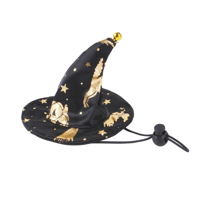 Halloween Print Wizard Cloak Suit Pet Dog Cat Hat Suit Hat - Shop at LoveMi