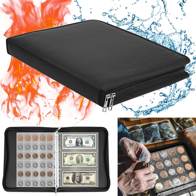 Album coin book coins c ollection folder holders banknotes