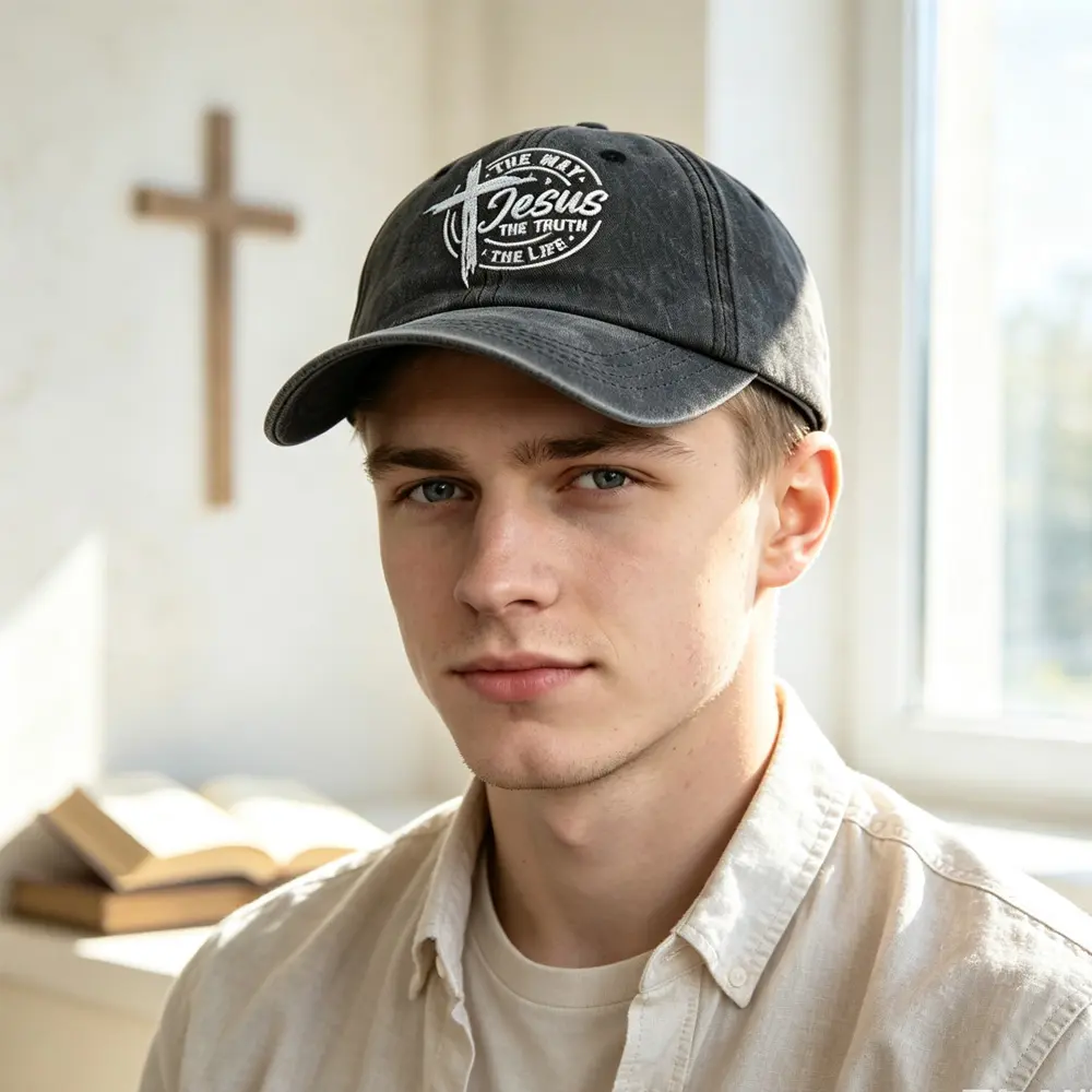 Vintage Washed Black Baseball Cap
