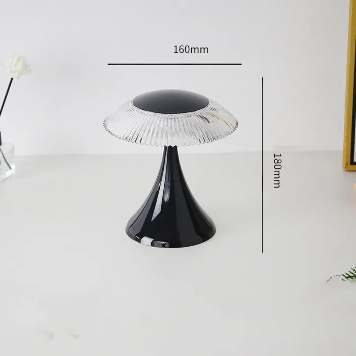 Touch Crystal Table Lamp, USB Bedside Lamp with 3 Colours or RGB Light - detail photo 2
