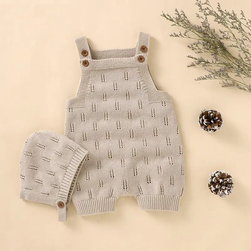 Baby Simple Hollow One-piece Fart Romper