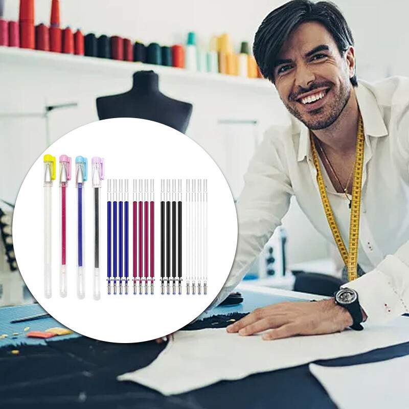 High Temperature Heat Erase Pen 20pcs Replacement Refills Fabric Sewing Marker — image 9