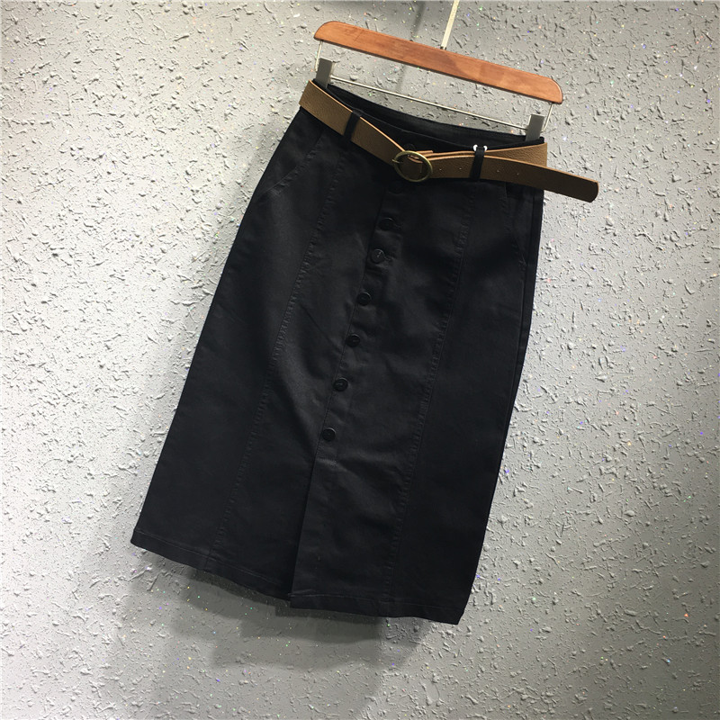 Title 10, Split rok met hoge taille voor dames, flatteert...