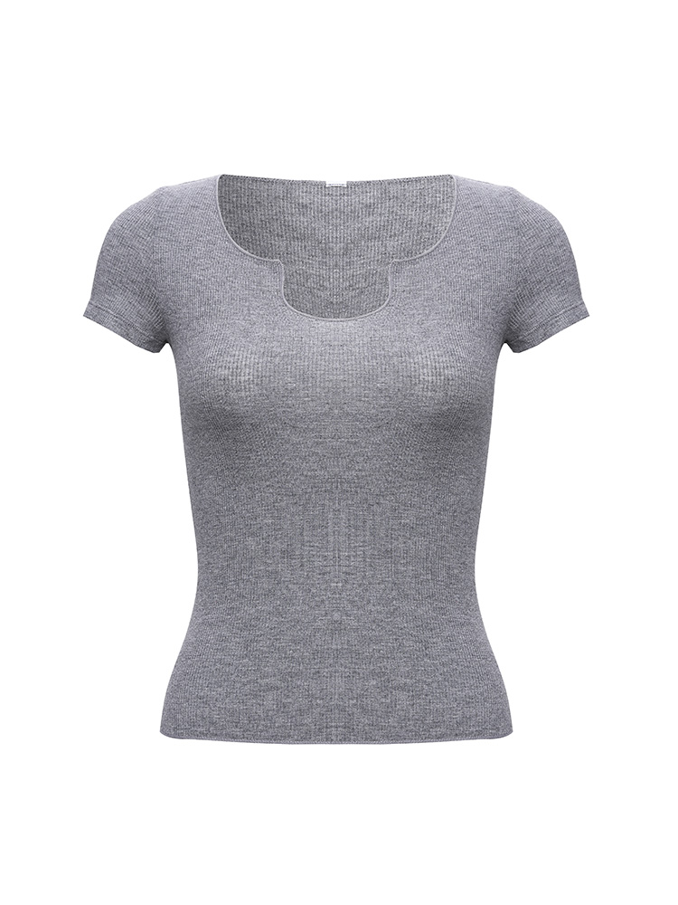 Yoga Sports Leisure Slim Fit Short Sleeve Top