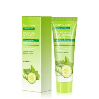 Cucumber Coconut Papaya Facial Exfoliating Gel Cream Body Cleansing - Cucumber