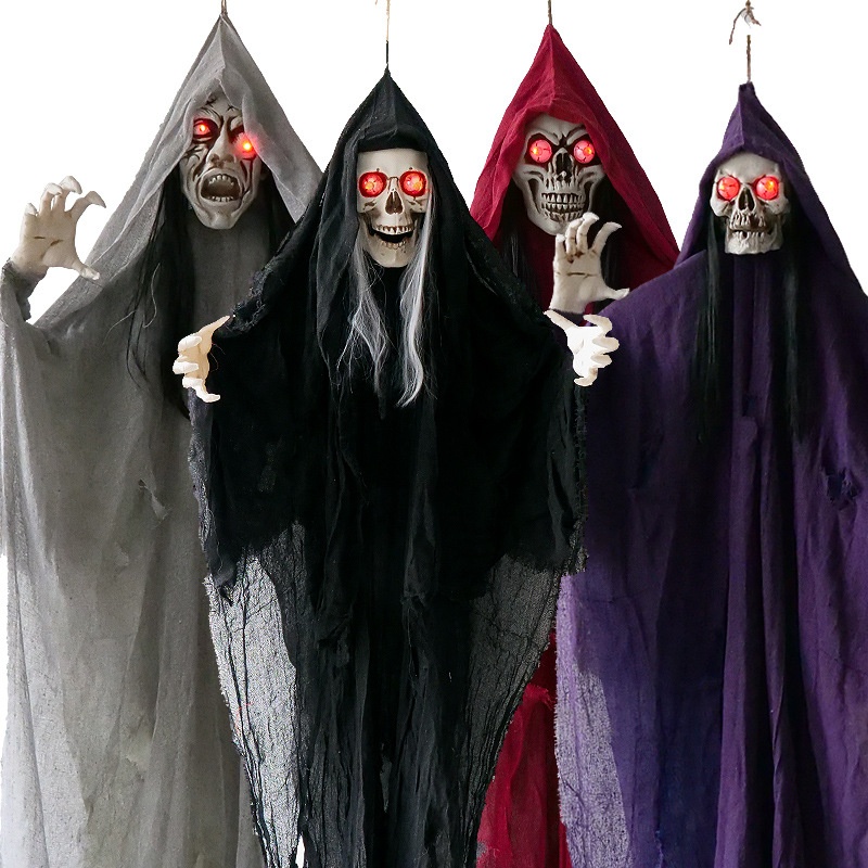 Fantôme suspendu Halloween — 4 coloris (plastique) 9