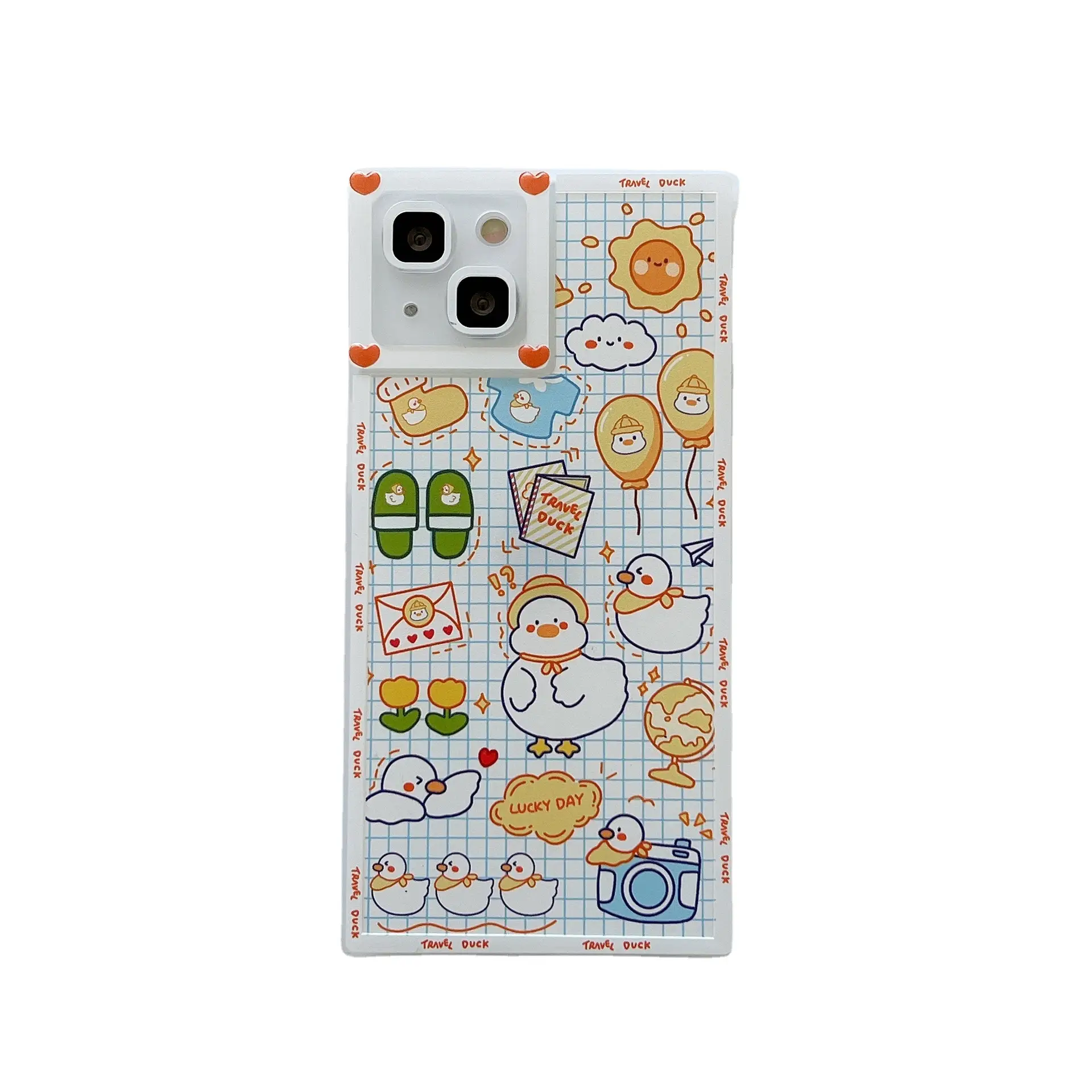 Funny Cute Duck Silicone Phone Case